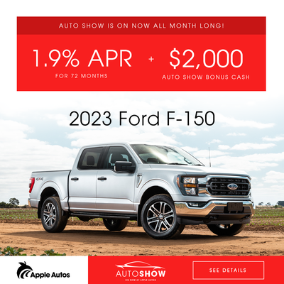 1.9% APR for 72 months on the 2023 F-150!