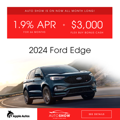 1.9% APR for 66 months on the 2024 Ford Edge