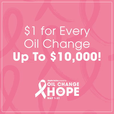 Oil Change for Hope May 1-31