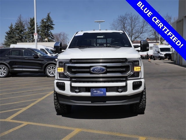 Certified 2020 Ford F-250 Super Duty Platinum with VIN 1FT7W2BT3LED33025 for sale in Apple Valley, Minnesota